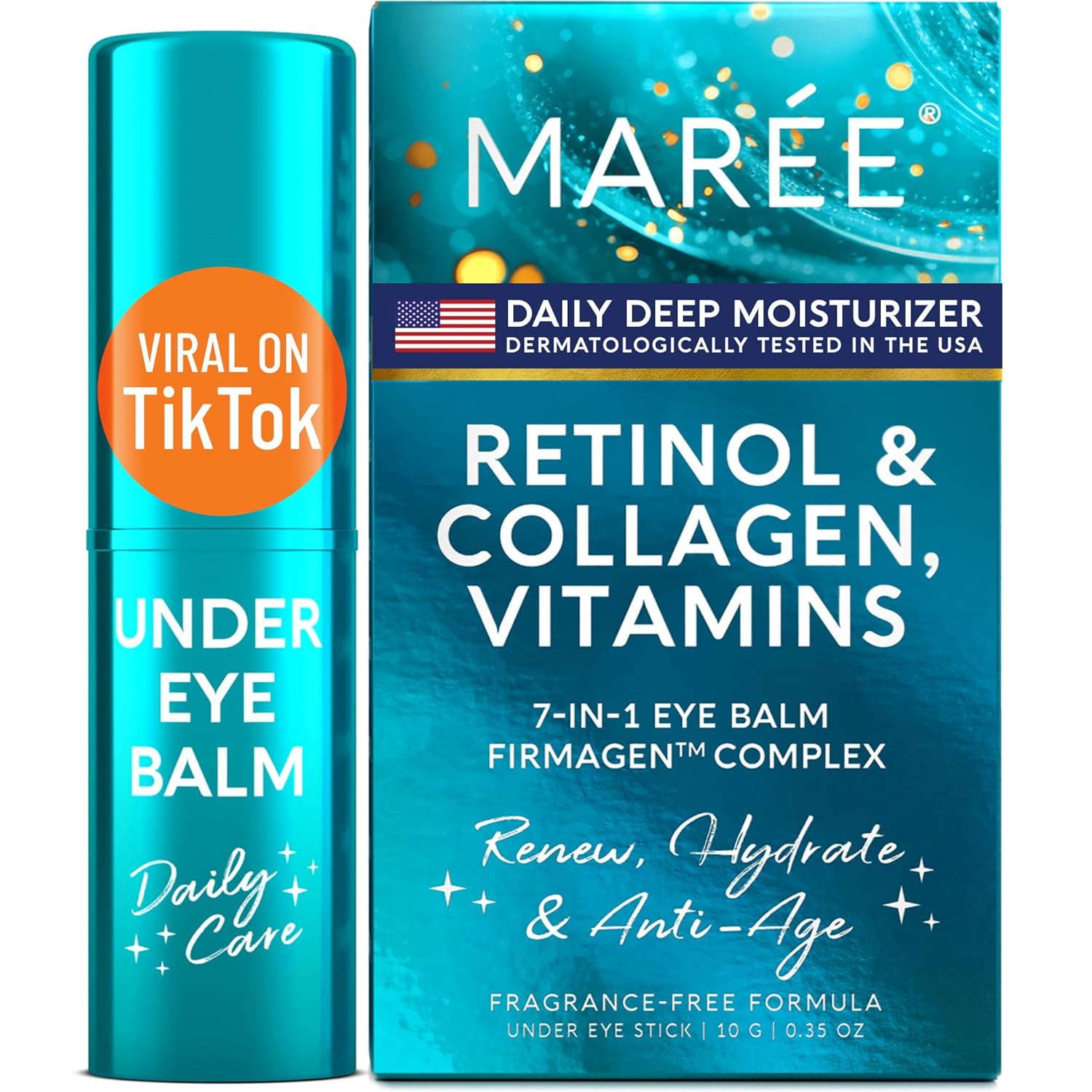 MAREE Multi Balm Stick with Retinol & Ceramide Complex, Facial Moisturizer, 0.35 Oz (Pack of 1)-0