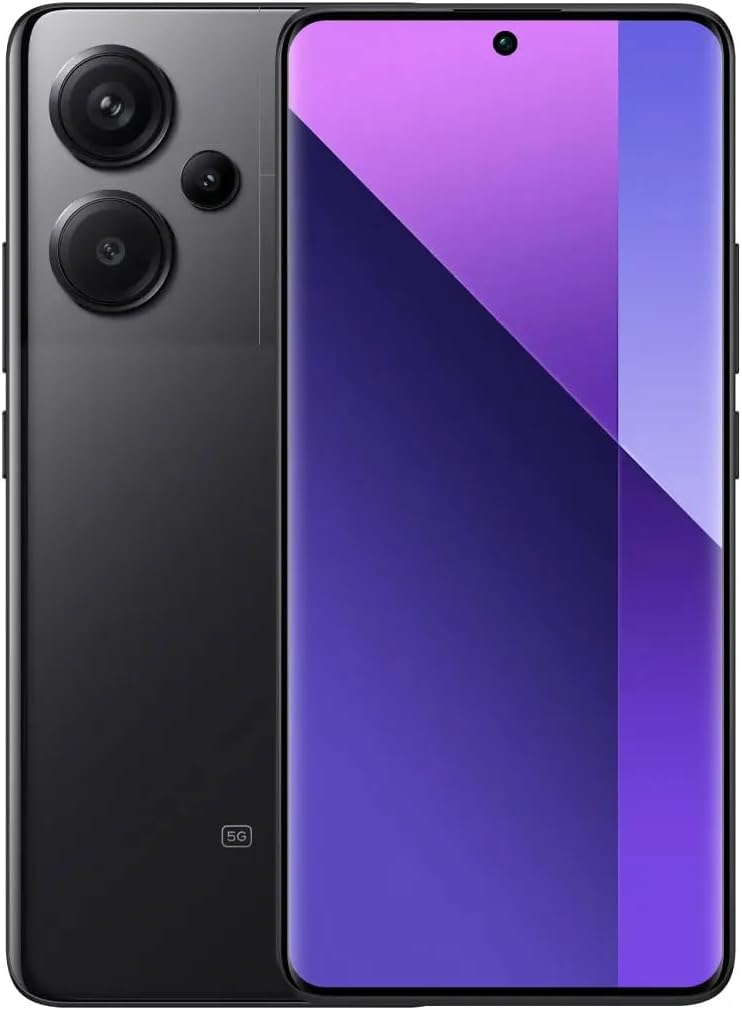 Xiaomi Redmi Note 13 Pro+ 5G (512/12GB) 6.67" 200MP Triple (for Tmobile Mint Tello & Global) Global GSM Bands Unlocked (Midnight Black)-0