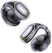 Soundcore C30i by Anker, Open-Ear Earbuds, Clip-On Headphones, Lightweight Comfort, Stable Fit, Firm-Shell Design, Attachable Ear Grips, Big Drivers for Clear Audio, 30H Play, IPX4 Water-Resistant