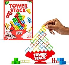 Tower Stack - Head to Head Stacking Challenge, Games for Kids 8-12, Family Games for Kids and Adults by Relatable