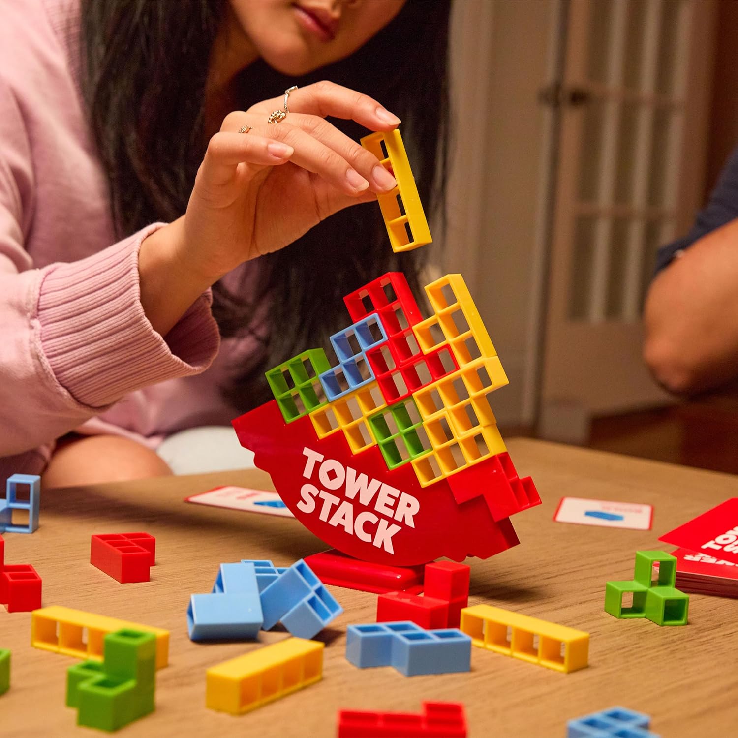 Tower Stack - Head to Head Stacking Challenge, Games for Kids 8-12, Family Games for Kids and Adults by Relatable-1