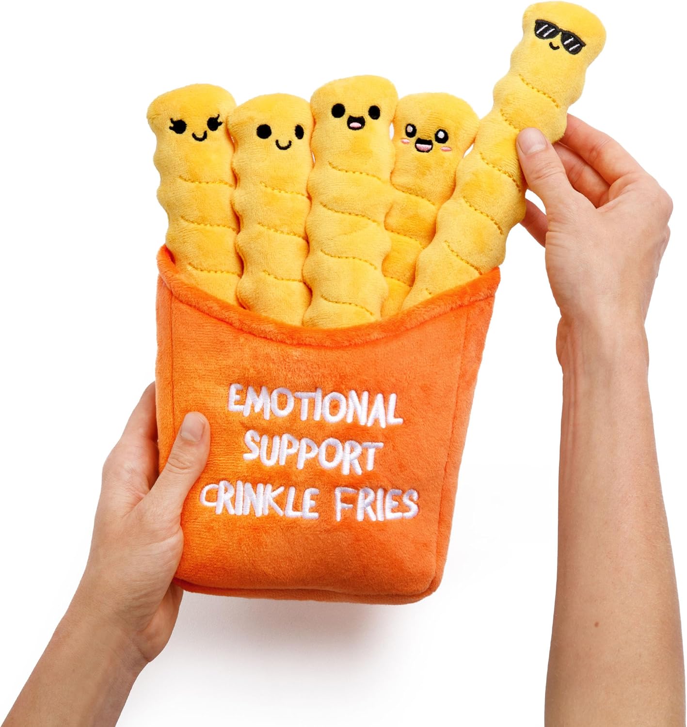 WHAT DO YOU MEME? Emotional Support Crinkle Fries — Plush Fries by Emotional Support Plushies-1