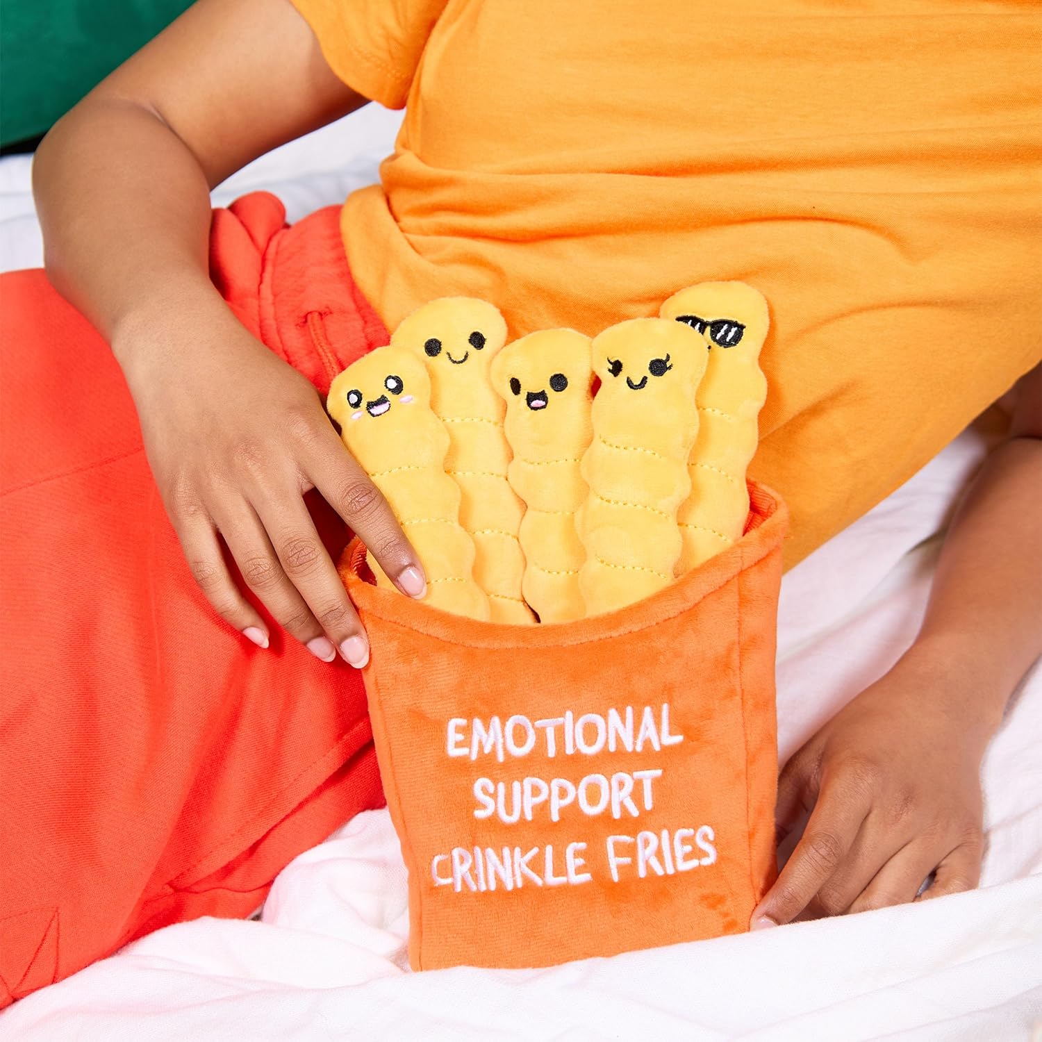 WHAT DO YOU MEME? Emotional Support Crinkle Fries — Plush Fries by Emotional Support Plushies-4