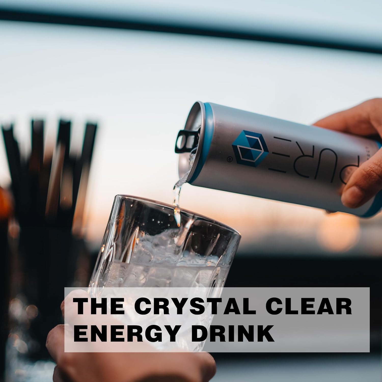 PURE Energy Drink - The Crystal Clear Energy Drink (8.4 Fl OZ - 24 Pack)-4