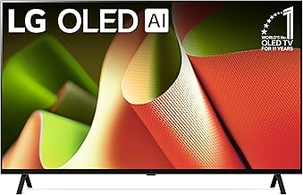 LG 55-Inch Class OLED B4 Series Smart TV 4K Processor Flat Screen with Magic Remote AI-Powered with Alexa Built-in (OLED55B4PUA, 2024)