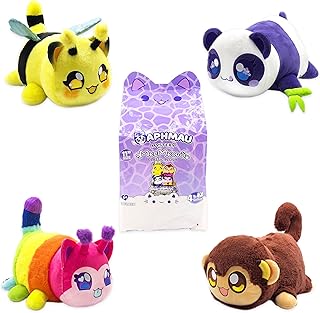 Aphmau MeeMeows 11” Classic Mystery Plush, Series 1 Safari; YouTube Gaming Channel, Plush Mystery Box, Blind Box, 1 of 4 Possible Safari MeeMeows, Official Merch