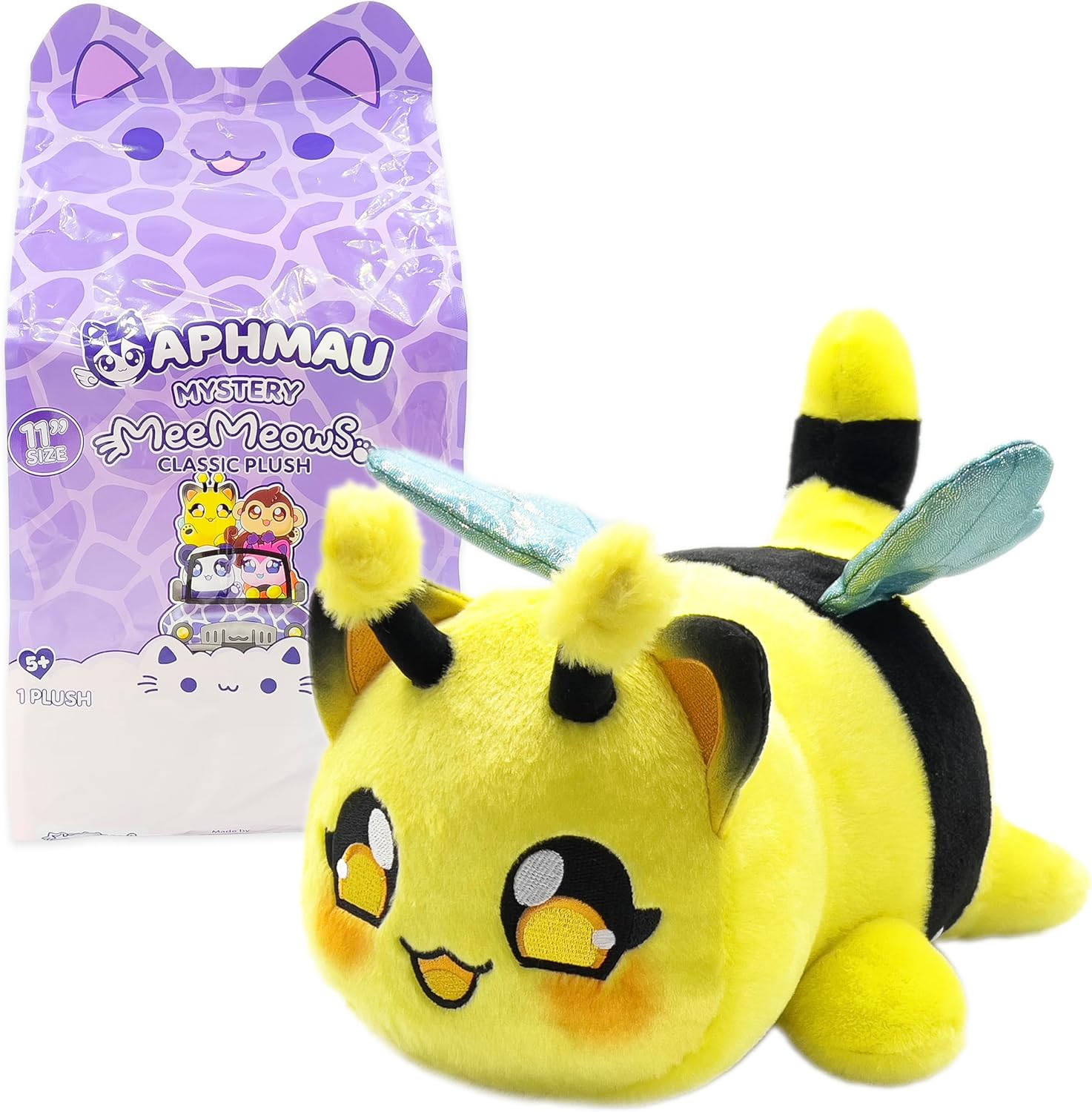 Aphmau MeeMeows 11” Classic Mystery Plush, Series 1 Safari; YouTube Gaming Channel, Plush Mystery Box, Blind Box, 1 of 4 Possible Safari MeeMeows, Official Merch-3