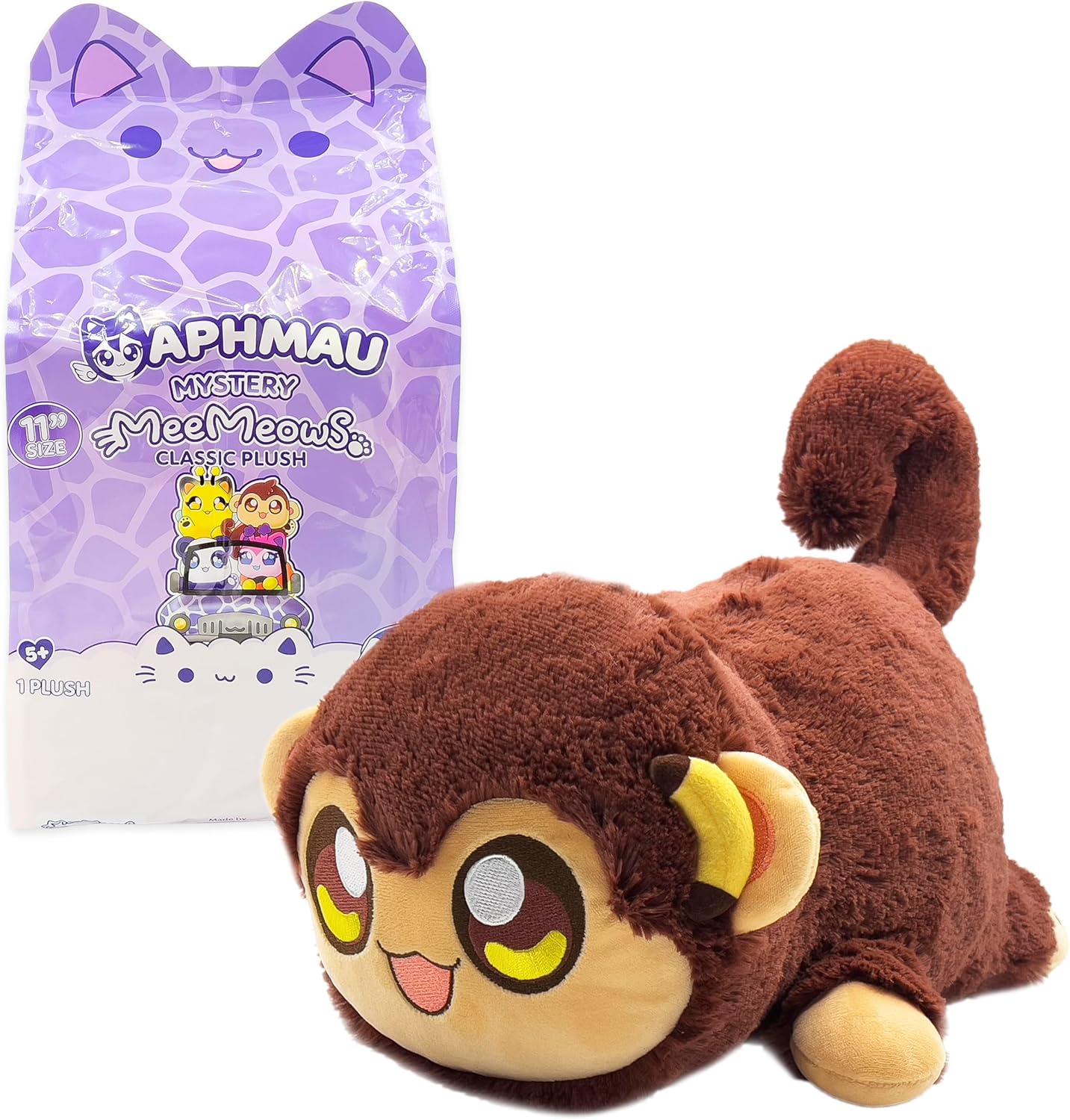 Aphmau MeeMeows 11” Classic Mystery Plush, Series 1 Safari; YouTube Gaming Channel, Plush Mystery Box, Blind Box, 1 of 4 Possible Safari MeeMeows, Official Merch-5