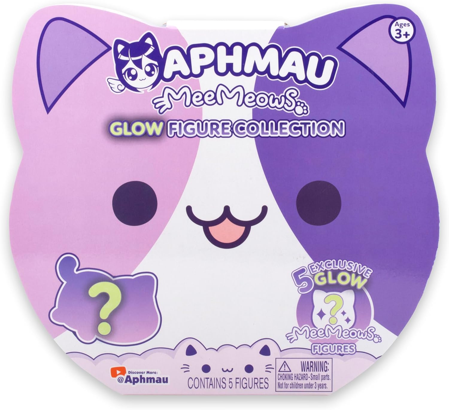 Aphmau & Friends Mystery Figures Glow Multi-Pack, Exclusive Glow in The Dark Figure Collection, Collectible Mini Figures Mystery Box, Official Merch-1