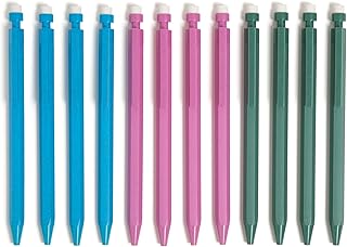 U Brands U-Eco Recycled Mechanical Pencils, Set of 12, Speckled Brights, Medium Tip (0.7 mm) Lead (6591U01-24)