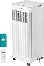 Midea 8,500 BTU ASHRAE (5,000 BTU SACC) Portable Air Conditioner Smart Control, Cools up to 150 Sq. Ft., with Dehumidifier & Fan mode, Easy- to-use Remote Control & Window Installation Kit Included