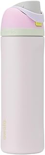 Owala Flip Insulated Stainless Steel Water Bottle with Straw for Sports and Travel, BPA-Free, 24-Ounce, Candy Coated