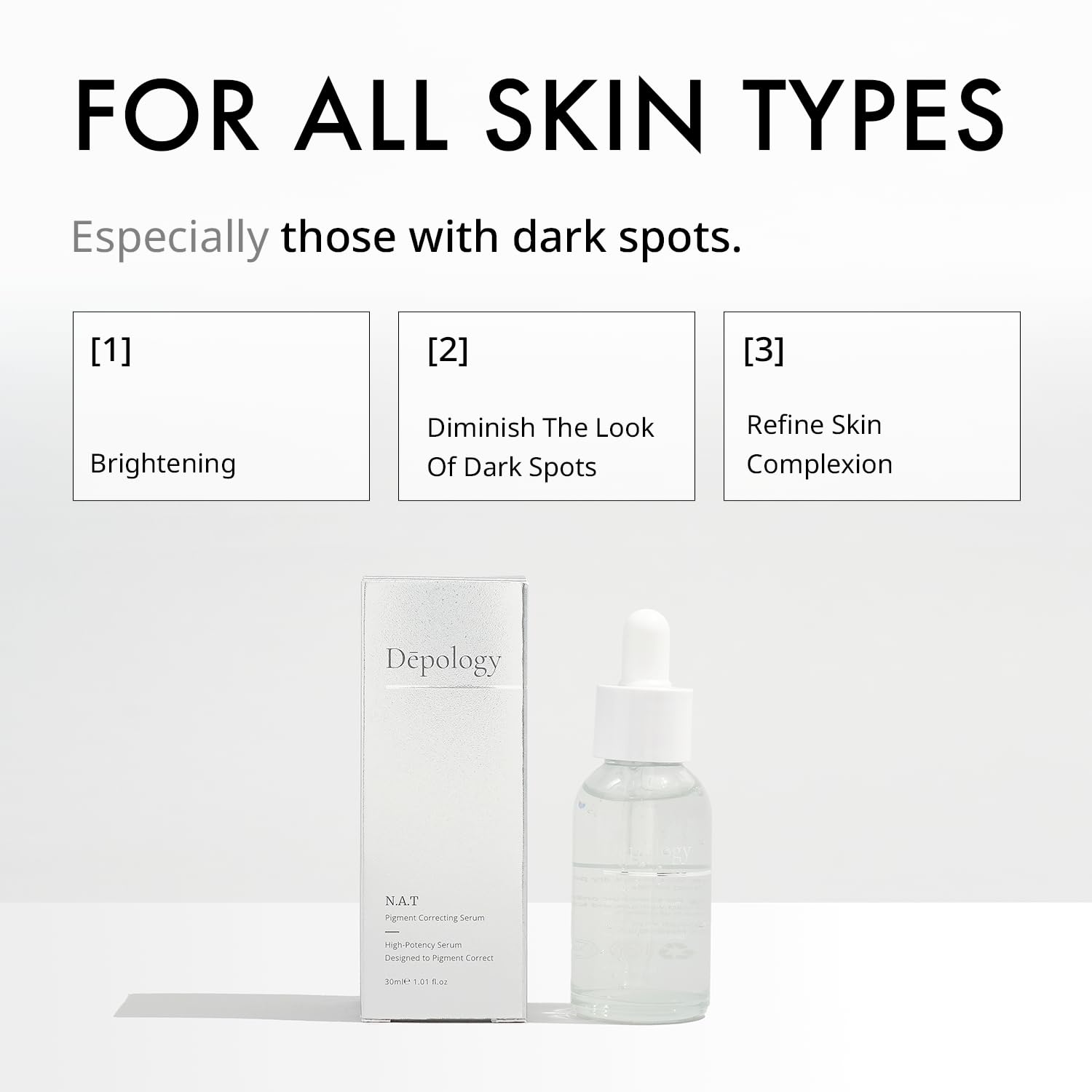 Depology Dark Spot Correcting N.A.T Serum, Brightening Facial Serum for Dark Spots, Fine Lines & Wrinkles, Niacinamide&Tranexamic Acid Serum, Korean Skin Care 1.01 fl.Oz-4