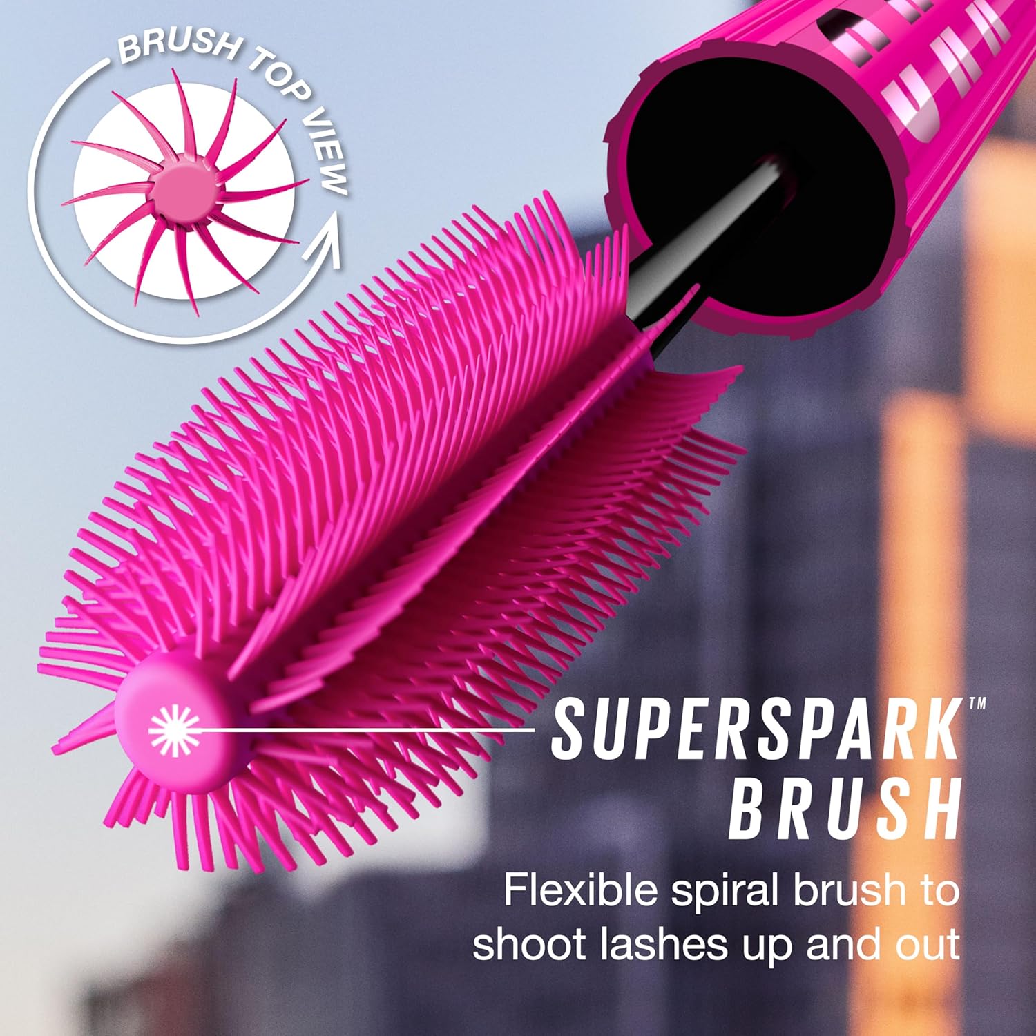 Maybelline Lash Sensational Firework Washable Mascara, Lengthening & Volumizing Mascara for up to 24HR wear, Very Black, 1 Count-3