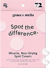 grace & stella Pimple Patches For Face (Round, 72 Count) - Hydrocolloid Acne Patches for Face - Dermatologist Tested, Vegan, Cruelty-Free Zit Patches for Face, Blemish Patches, Pimple Stickers