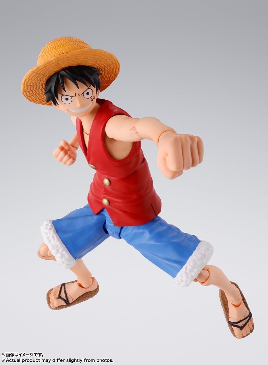 TAMASHII NATIONS - One Piece - Monkey D. Luffy -Romance Dawn-, Bandai Spirits S.H.Figuarts Action Figure-2