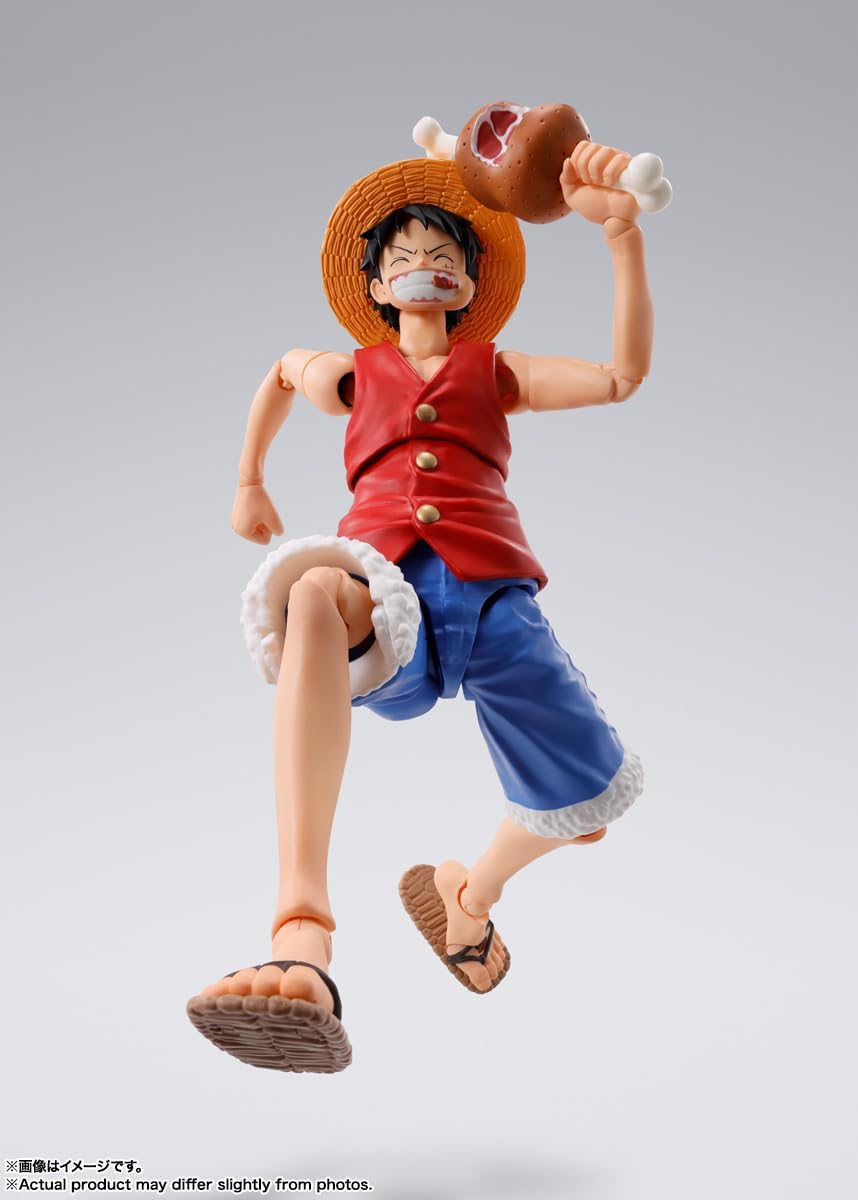 TAMASHII NATIONS - One Piece - Monkey D. Luffy -Romance Dawn-, Bandai Spirits S.H.Figuarts Action Figure-4