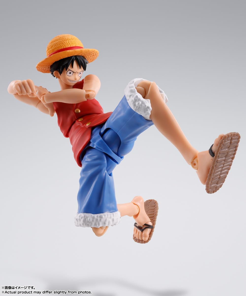 TAMASHII NATIONS - One Piece - Monkey D. Luffy -Romance Dawn-, Bandai Spirits S.H.Figuarts Action Figure-8