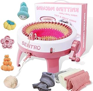 FYGAIN SENTRO Knitting Machines, 40 Needles Knitting Loom Machines, Smart Crochet Knitting Machines Kit for Kids/Adults