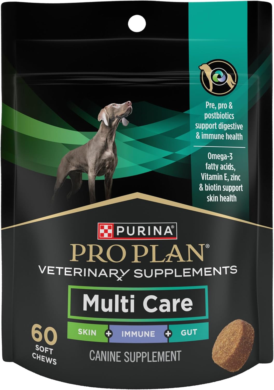 Purina Pro Plan Veterinary Supplements Multi Care Dog Supplements - 60 ct. Pouch-0