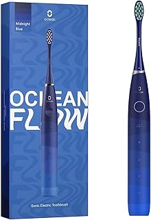 Oclean Electric Toothbrush for Adults, Sonic Toothbrush Soft Gum Care, Whitening, 180 Days Battery Life, IPX7 Waterproof, 76000 VPM Motor, USB C Rechargeable, Blue