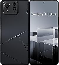 ASUS Zenfone 11 Ultra AI Smartphone, Android Unlocked, 12GB+256GB, US Version, 6.78” FHD+ AMOLED 120Hz Fast Display, 26-Hour Battery with 5500mAh, Stabilized Triple Camera, 5G Dual SIM, Eternal Black