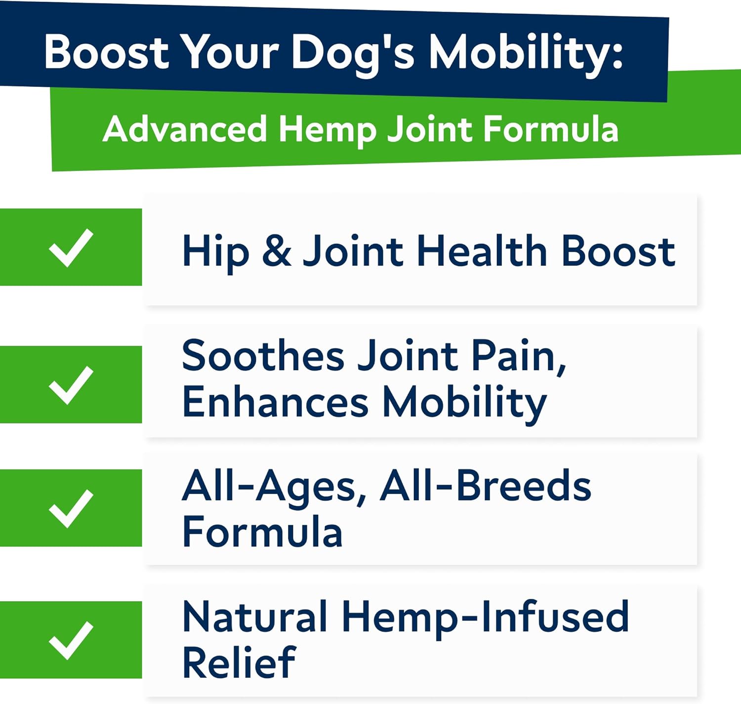 Advanced (Hemp+Glucosamine) Joint Treats for Dogs - Hip & Joint Supplement w/ Chondroitin, Omega-3, MSM - Hemp Chews for Dogs Hip & Joint Pain Relief - Hip & Joint Care - Lamb Flavor - 120Ct-1