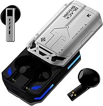 Black Shark T11 True Wireless Bluetooth Earbuds with Active Noise Cancellation, Bluetooth 5.3, 30 Hour Battery Life, RGB Lighting Effects (Gray)