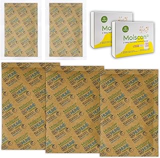 Wisesorb Size 67 62% Two-Way Humidity Control Packs for Storing 1 lb, 67 Gram 10 Pack Moisture Control Packets Individually Wrapped, Humidifier Packs for Storage Containers