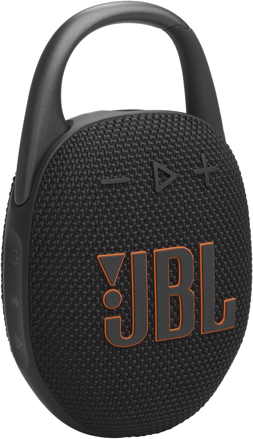 JBL Clip 5 Ultra Portable Bluetooth Speaker with gSport Carbon Fiber Case (Black)-1