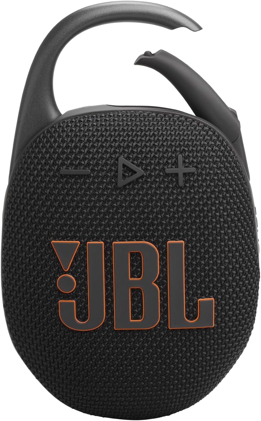 JBL Clip 5 Ultra Portable Bluetooth Speaker with gSport Carbon Fiber Case (Black)-2