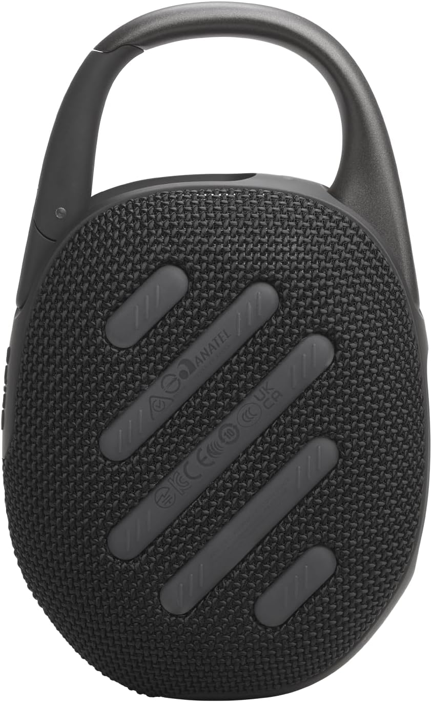 JBL Clip 5 Ultra Portable Bluetooth Speaker with gSport Carbon Fiber Case (Black)-3