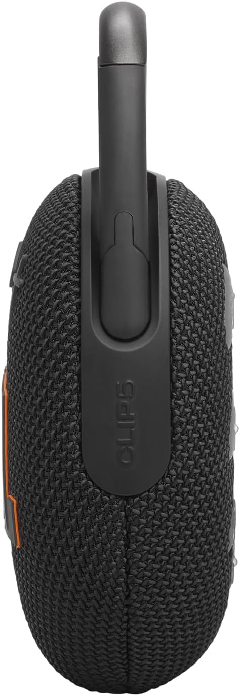 JBL Clip 5 Ultra Portable Bluetooth Speaker with gSport Carbon Fiber Case (Black)-5