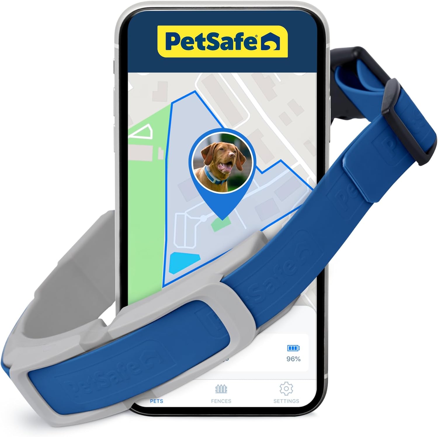 PetSafe Guardian GPS + Tracking Dog Fence Collar – Wireless Dog Fence with Real-Time Tracking – Most Reliable GPS Fence for Yards Over 3/4 Acres – Subscription Required - for Medium and Large Dogs-0