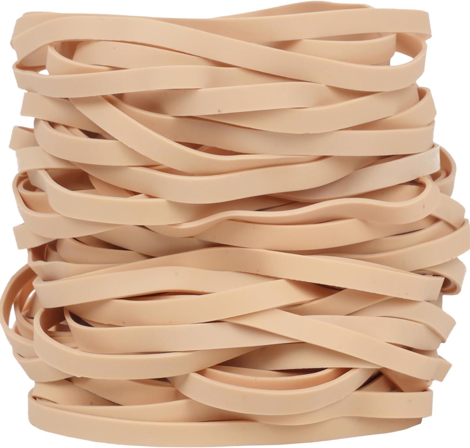 Rubber Bands 80Pcs size#69 Big rubber band Elastic Rubber Band beige rubber bands for office supplies File Folders Litter Box (5.9" x 0.24")-3