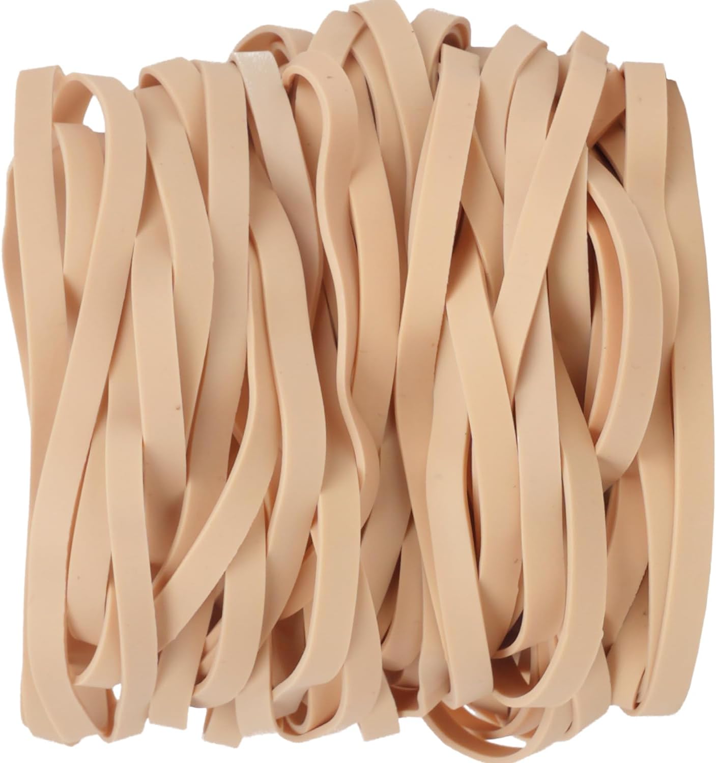 Rubber Bands 80Pcs size#69 Big rubber band Elastic Rubber Band beige rubber bands for office supplies File Folders Litter Box (5.9" x 0.24")-5