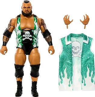 Mattel WWE Elite Collection Action Figure & Accessories, Series #108 Bronson Reed 6-inch Collectible with 25 Articulation Points & Swappable Hands