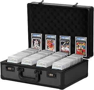 ybaymy 160 Graded Card Case, BGS SGC PSA Graded Sports Card Storage Box Psa Card Case Graded Sports Card Storage Box Psa Slab Case for Graded Cards Psa Card Holder Card Collection Storage