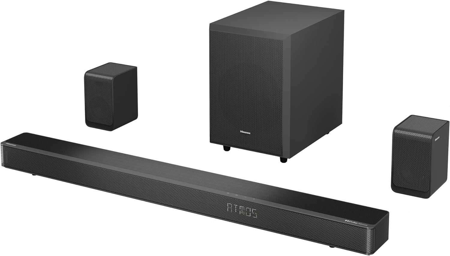 Hisense AX5125H 5.1.2Ch Sound Bar with Wireless Subwoofer, 500W, Dolby Atmos, Bluetooth 5.3, EzPlay, 4K HDMI Pass Through, Roku TV Ready, DTS:X, HDMI/AUX/ARC/Optical/USB, 7 EQ Modes-13