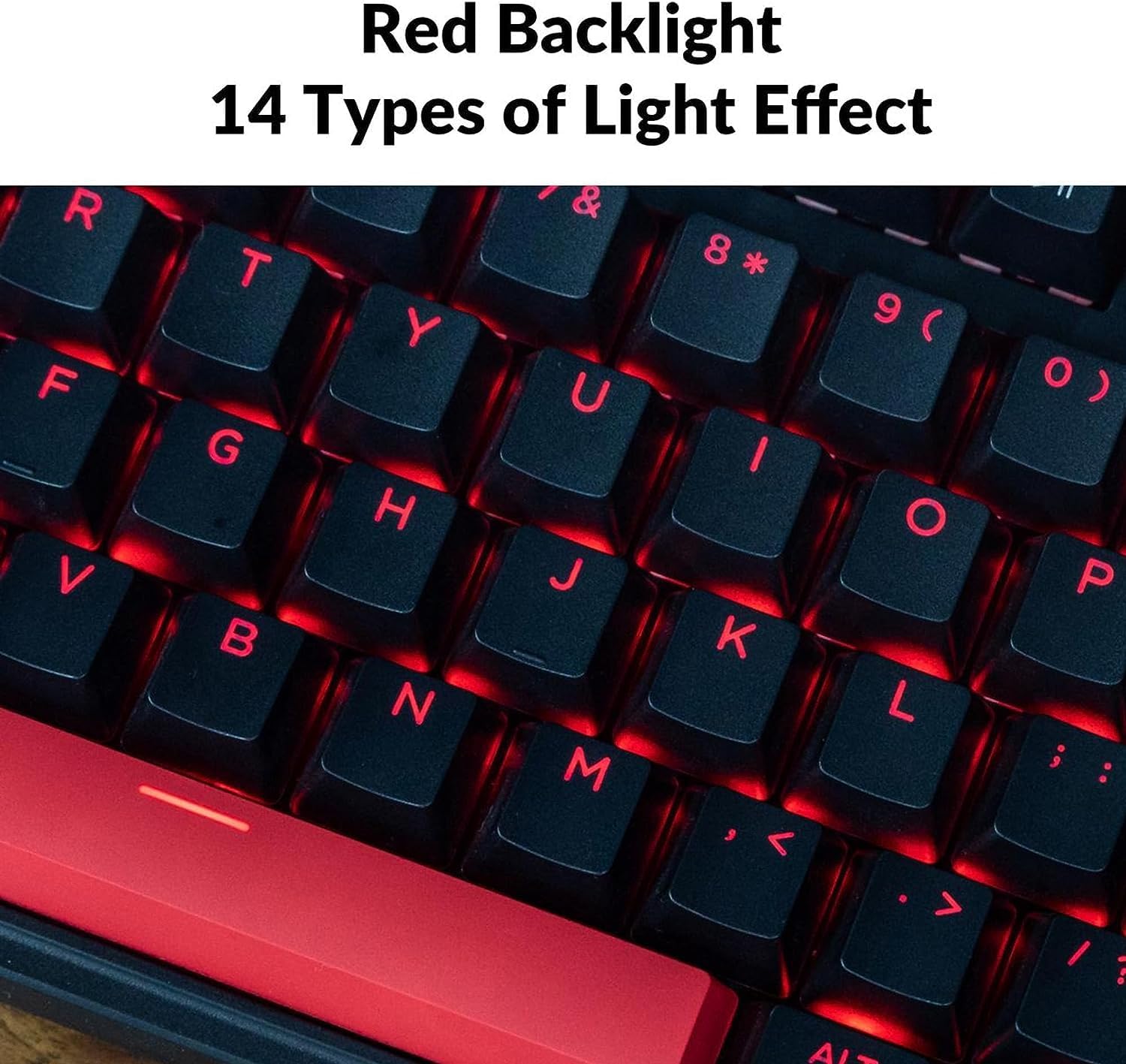 Keychron C3 Pro QMK/VIA Custom Gaming Keyboard, Programmable 87 Keys Compact TKL Layout Gasket Mount, Red LED Backlight Wired Mechanical Keyboard with Brown Switches for Mac/Windows/Linux-6