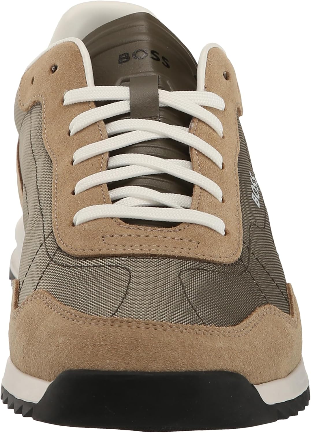 BOSS Men's Zayn Low Profile Suede Leather Two Tone Sneaker-1