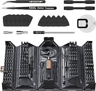 Mini Precision Screwdriver Set,JAKEMY 180 in 1 Laptop Screwdriver Repair Tool Kit,Magnetic Multi-Bit Tiny Screwdriver Bit Kit for DIY,Computer,PS5,Xbox,RC Car,Jewelers,Glasses,Watch,Home