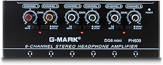 G-MARK DG6Mini Headphone Amp Ultra-Compact 6 Channels Stereo Headphone Amplifier