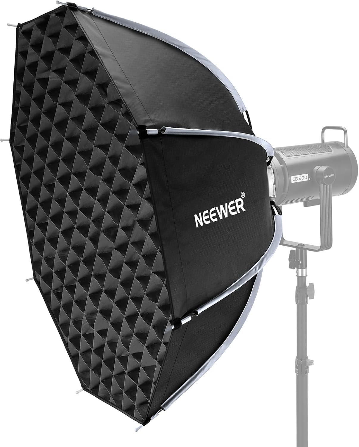 NEEWER 35"/90cm Octagonal Softbox, Quick Release Bowens Mount Softbox with Honeycomb Grid, Light Diffusers, Bag for RGB CB60 CB60B CB200B MS60B MS60C MS150B S101-300W/400W Pro Vision 4 Q4, NS35P-0