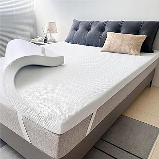 Airensky 2 Inch Memory Foam Mattress Topper,Cooling Gel Infused High Density Twin(39"x75") Topper with Removable Skin-Friendly Cover,Bed Topper for Pressure Relief Back Pain, CertiPUR-US Certified