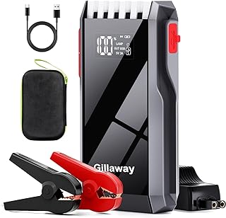 012 Jump Starter Battery Pack, 4000A Peak Car Battery Charger Jump Starter for Up to 10.0L Gas or 8.0L Diesel Engine,12V Car Jumper Starter Portable with Full LCD Screen & LED Light & USB