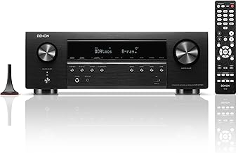 Denon AVR-S770H 7.2 Ch Home Theater Receiver - 8K UHD HDMI Receiver (75W X 7), Wireless Streaming via Built-in HEOS, Bluetooth & Wi-Fi, Dolby TrueHD, DTS Neural:X & DTS:X Surround Sound