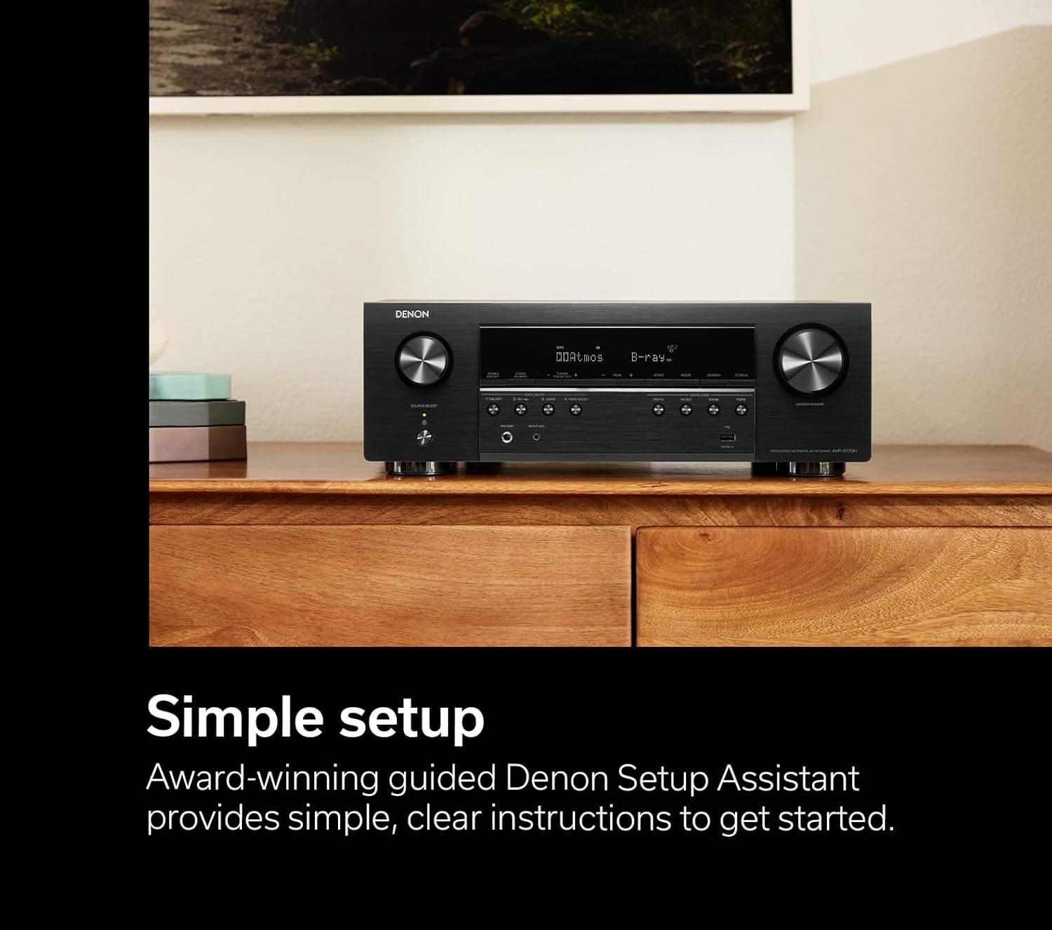 Denon AVR-S770H 7.2 Ch Home Theater Receiver - 8K UHD HDMI Receiver (75W X 7), Wireless Streaming via Built-in HEOS, Bluetooth & Wi-Fi, Dolby TrueHD, DTS Neural:X & DTS:X Surround Sound-4