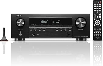 Denon AVR-S670H 5.2 Ch Home Theater Receiver - 8K UHD HDMI Receiver (75W X 5), Streaming via Built-in HEOS, Bluetooth & Wi-Fi, Dolby TrueHD, Dolby Pro Logic II & DTS HD Surround Sound