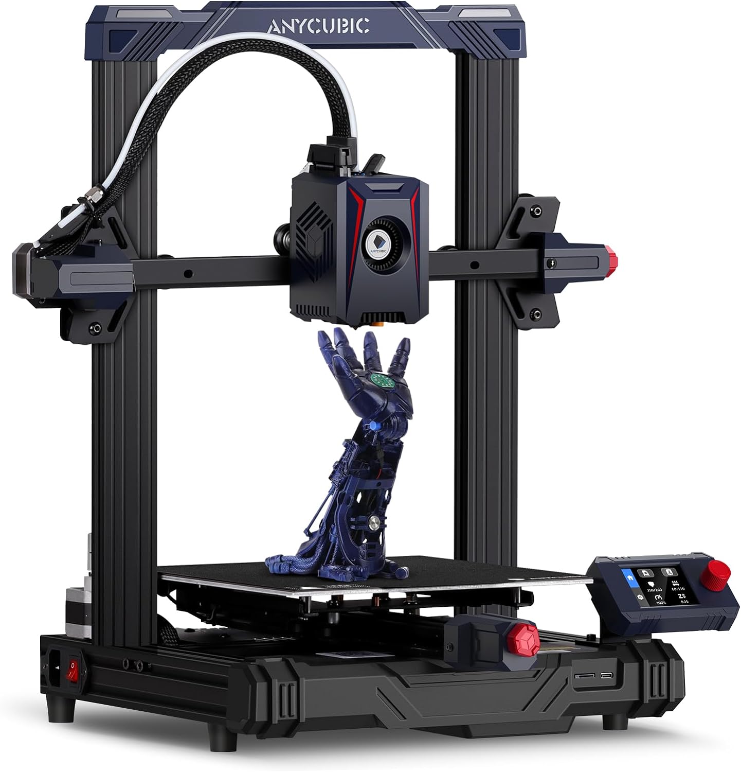 Anycubic Kobra 2 Neo 3D Printer, Upgraded 250mm/s Faster Printing Speed with New Integrated Extruder Details Even Better, LeviQ 2.0 Auto-Leveling Smart Z-Offset Ideal for Beginners 8.7"x8.7"x9.84"-0